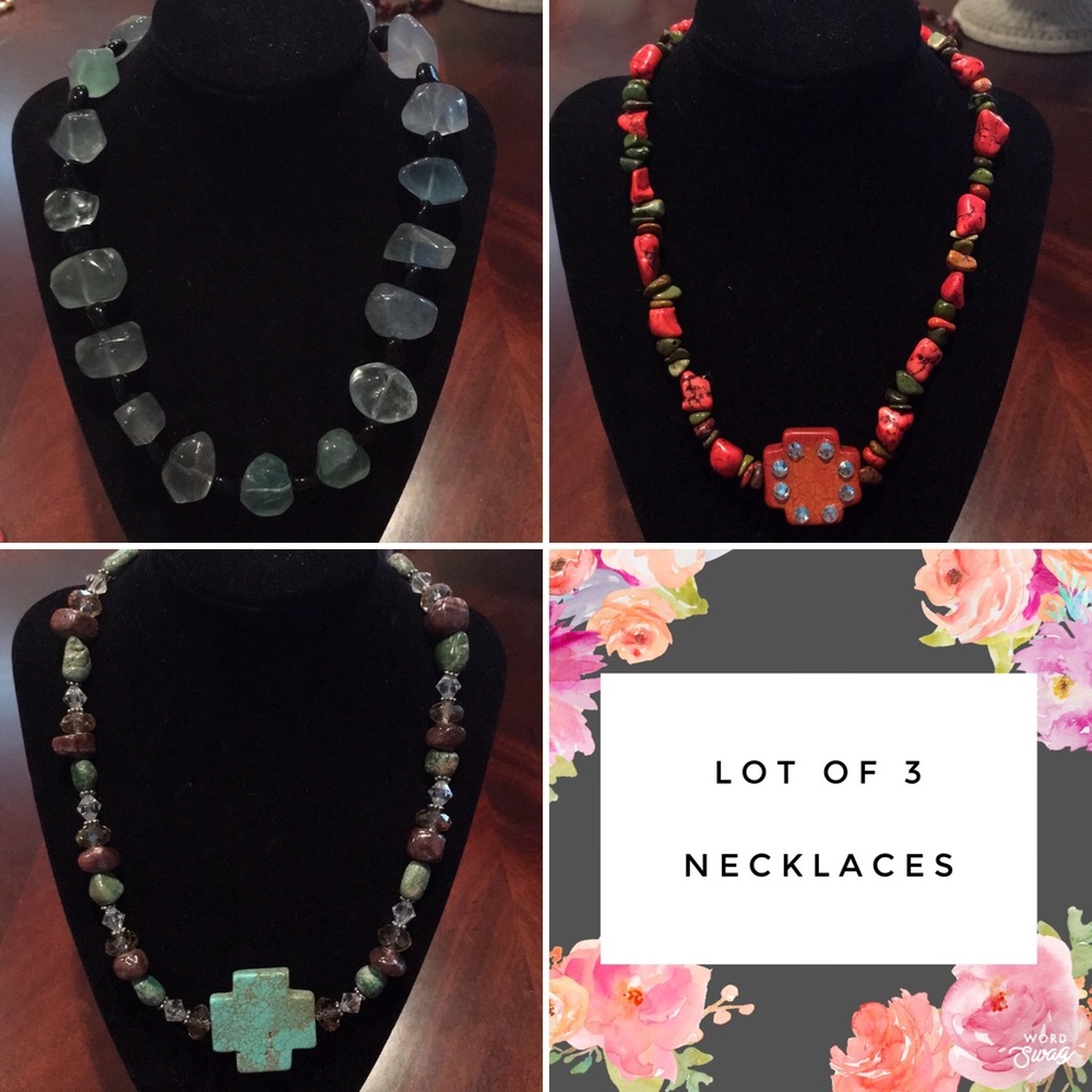 Lot of 3 necklaces